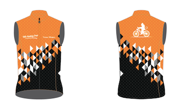 Velo Monkey Custom Orange Gilet (unisex)