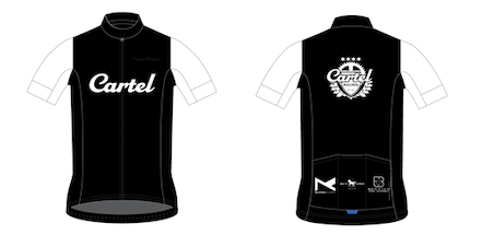 Cartel Tech Jersey Black/ White (Men's)