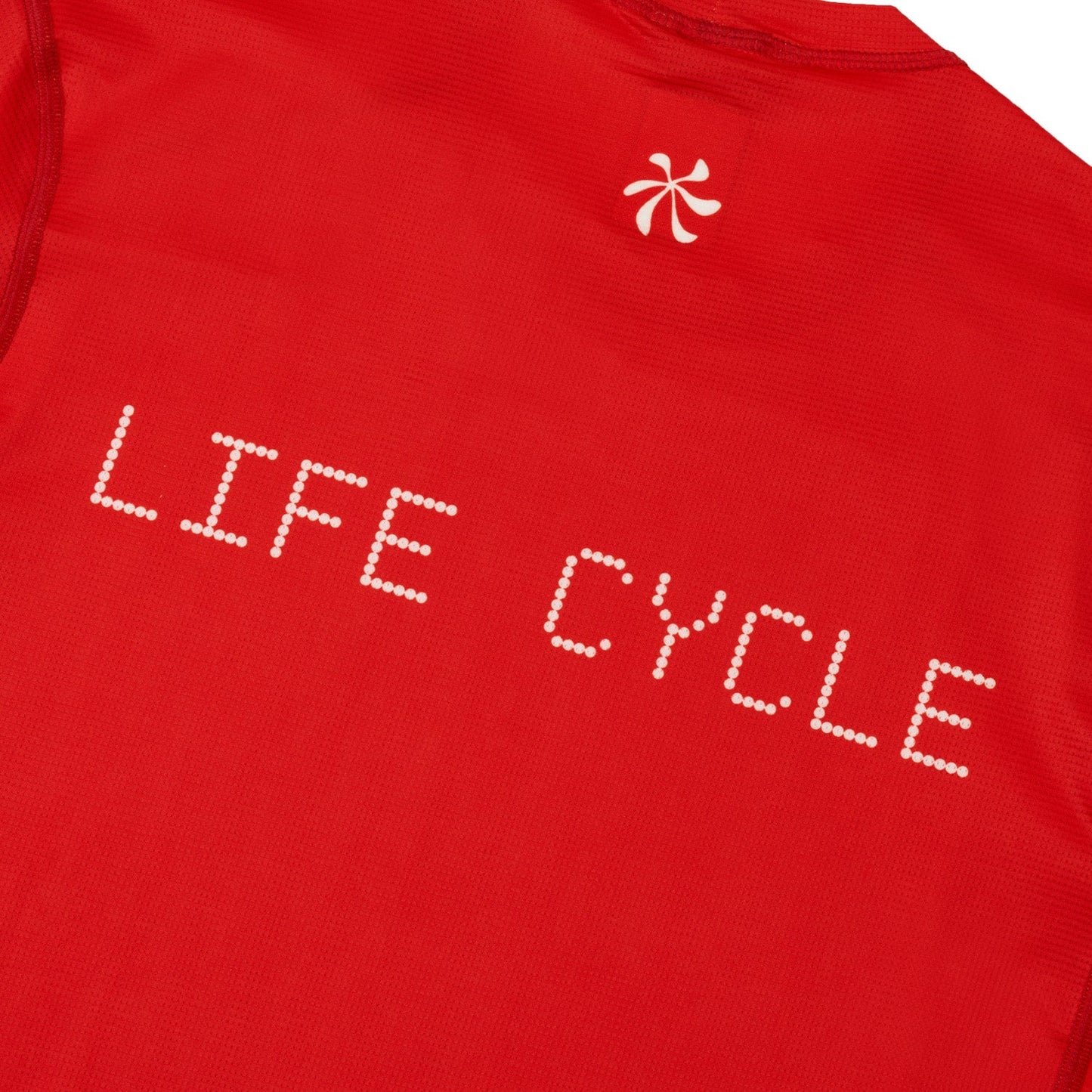 Nomadic Tech Short Sleeve T Shirt Jersey - Life Cycle Red