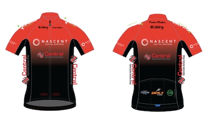 Nascent Red/Black Custom Jersey Male